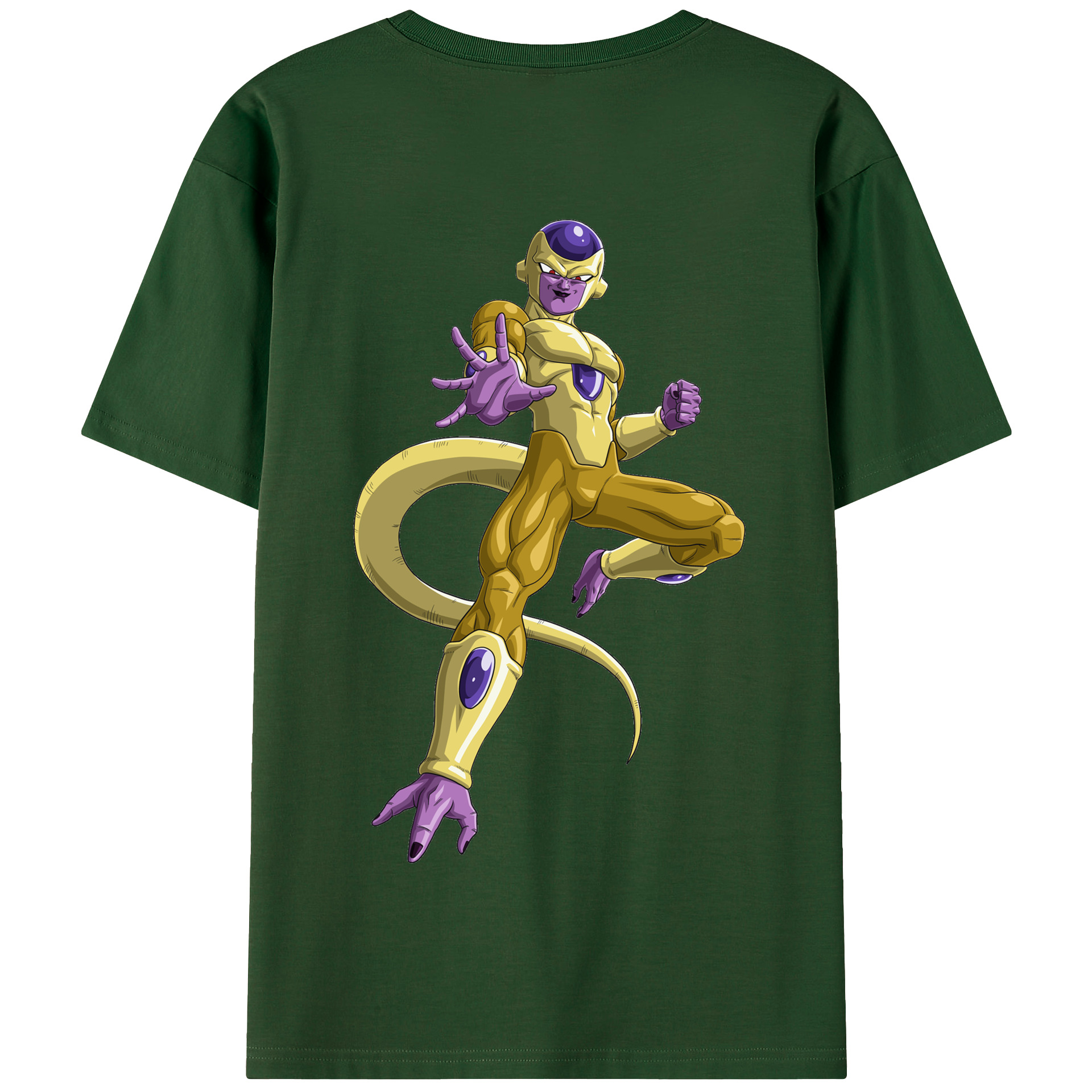 （画像用） ドラゴンボール フリーザ DRAGON BALL Frieza 綿100％半袖Tシャツ（背面プリント）